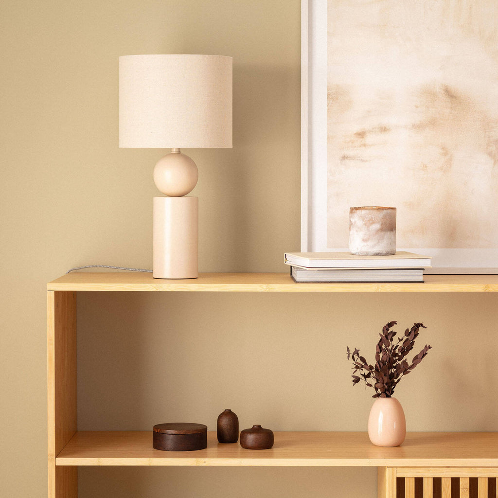 Lámpara de Mesa Cerámica Rahma