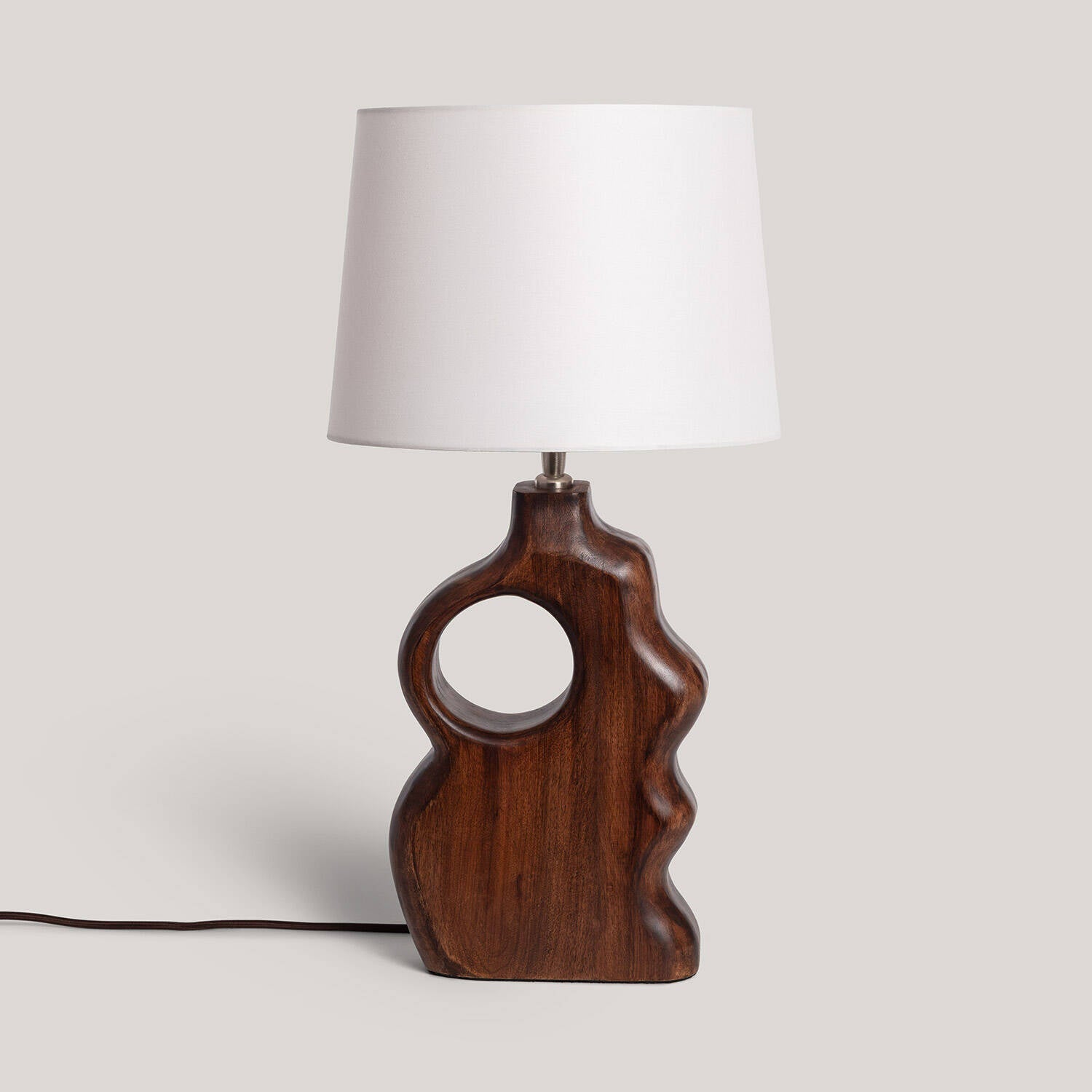 Lámpara de Mesa Madera Hunar V ILUZZIA