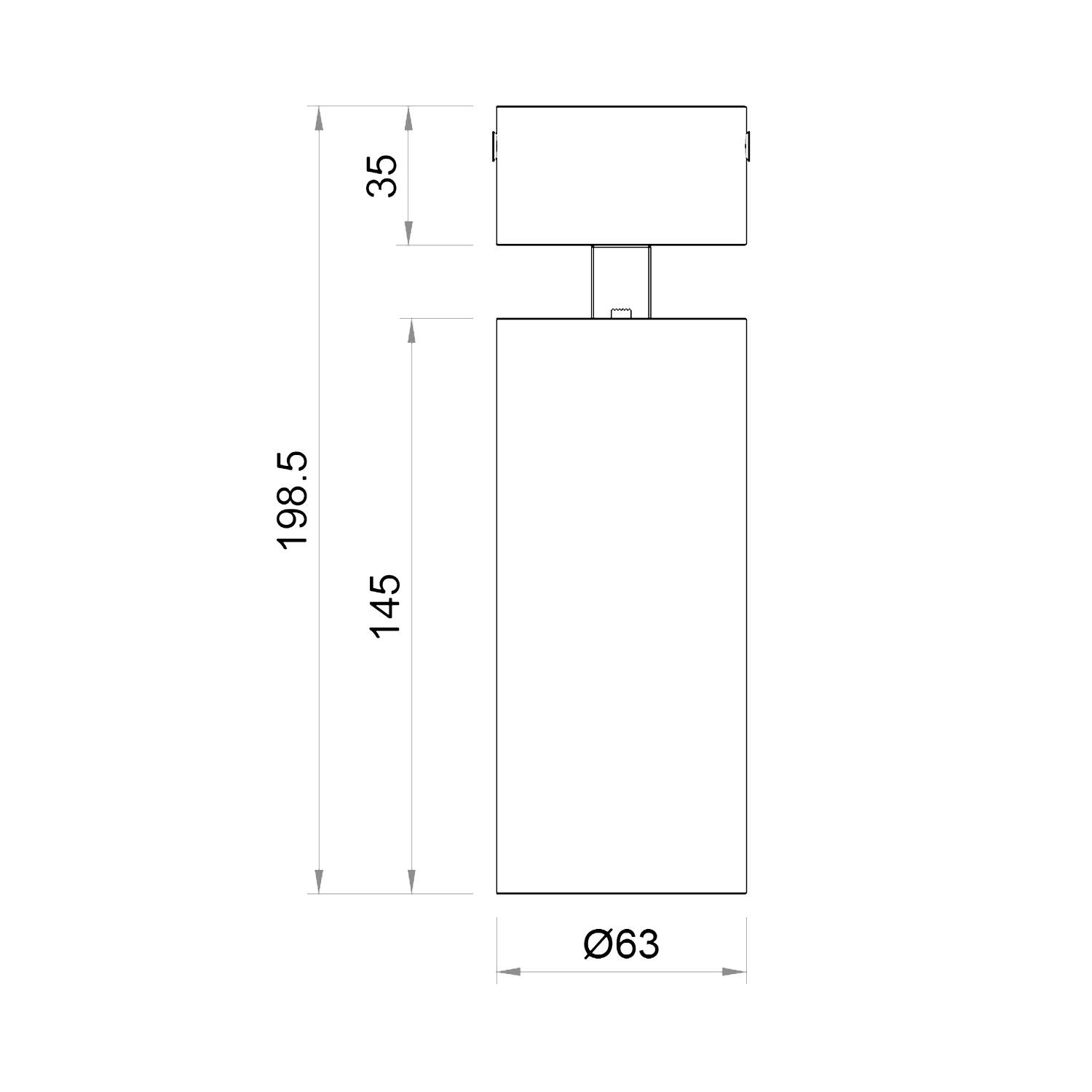 Foco LED Superficie 18W Aluminio Misoh