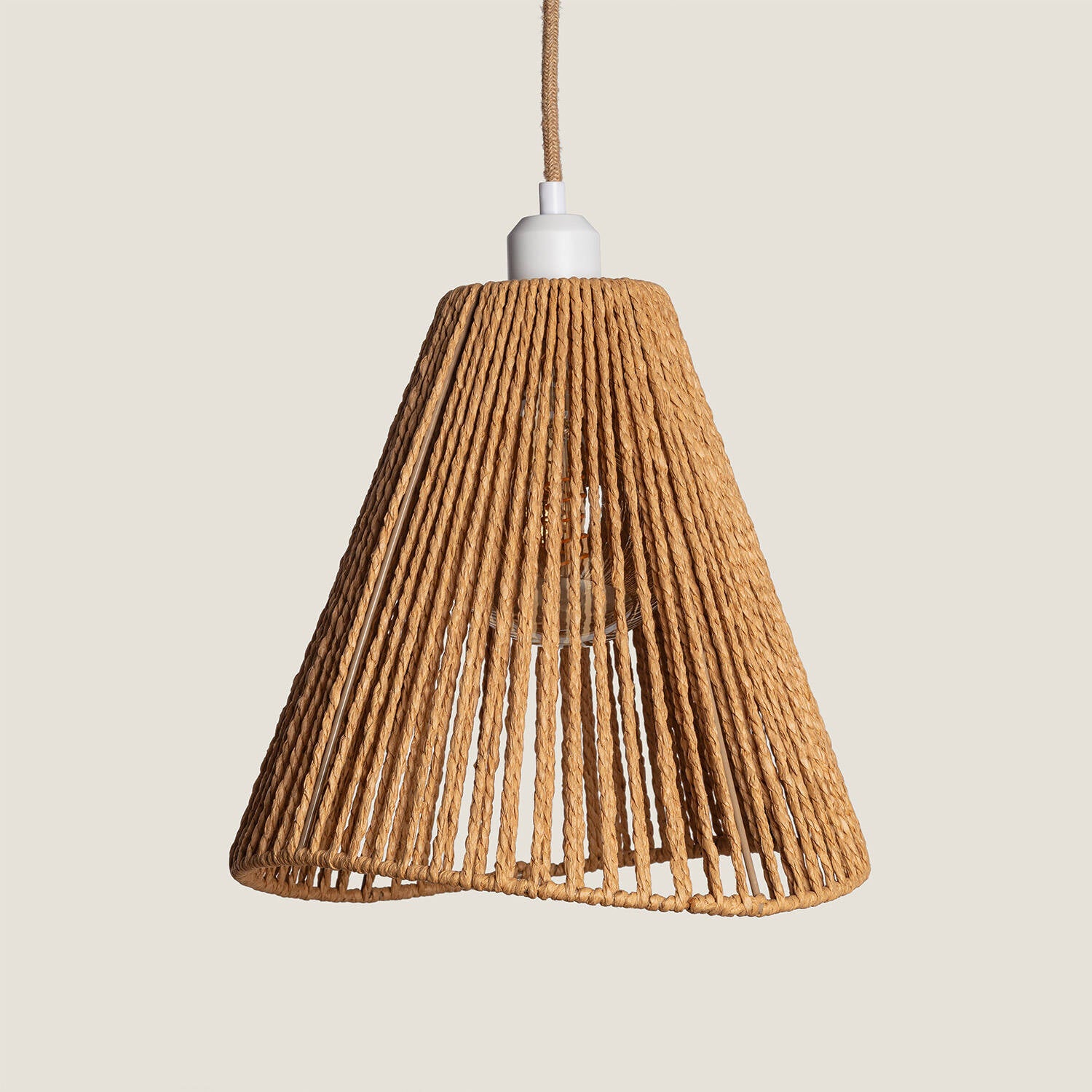 Lámpara Colgante Papel Trenzado Mikah