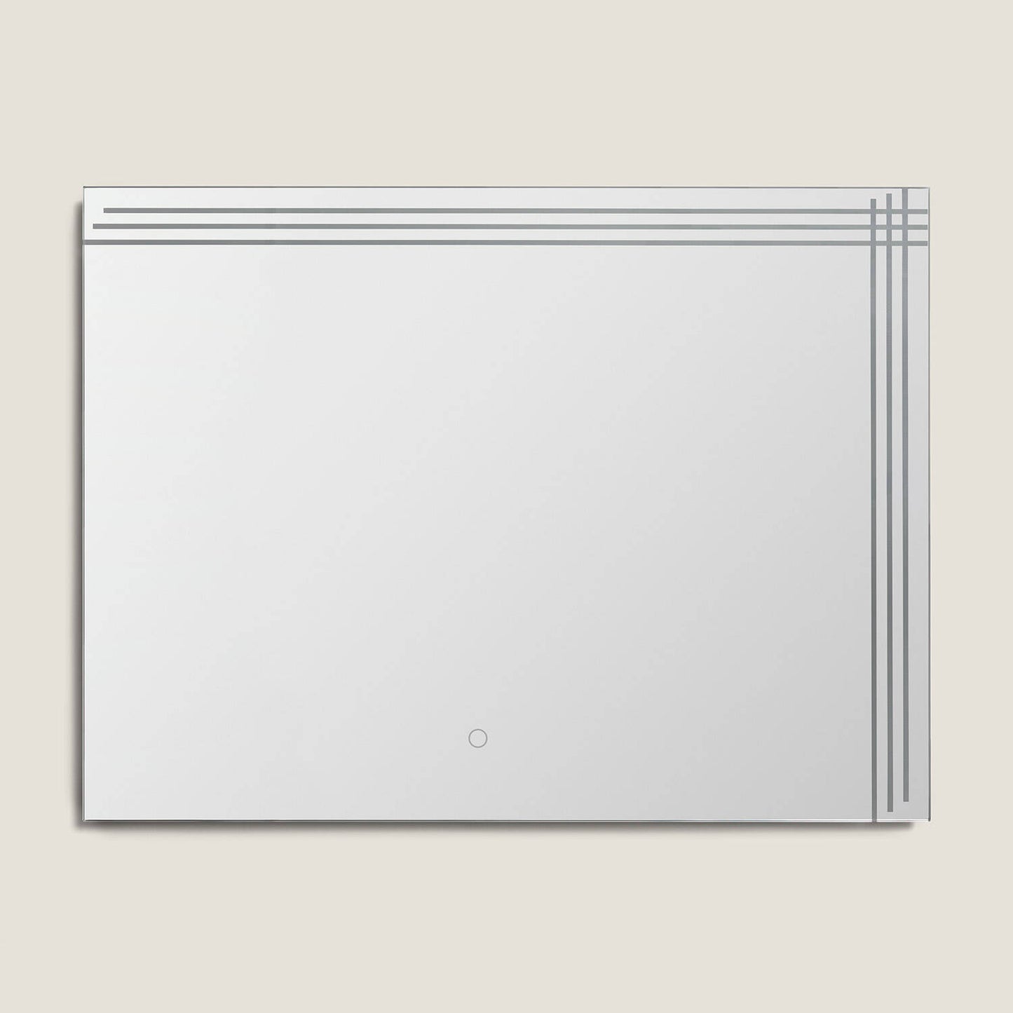 Espejo Baño con Luz LED 60x80 cm Dinklage