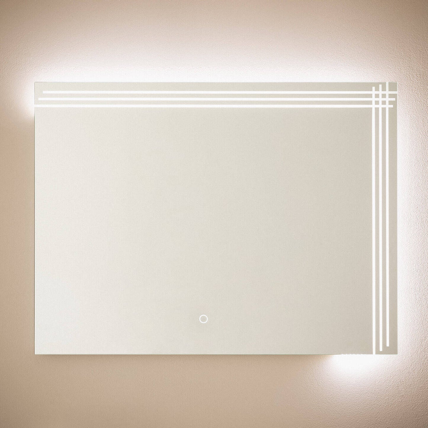 Espejo Baño con Luz LED 60x80 cm Dinklage
