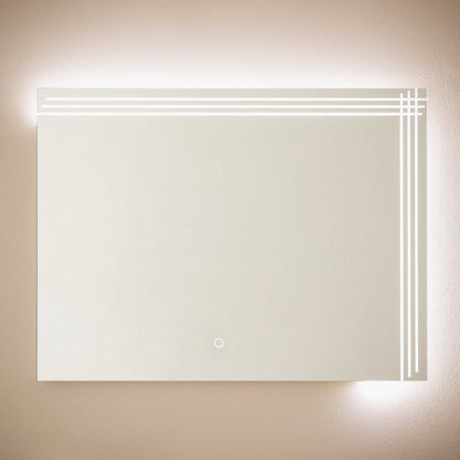 Espejo Baño con Luz LED 60x80 cm Dinklage