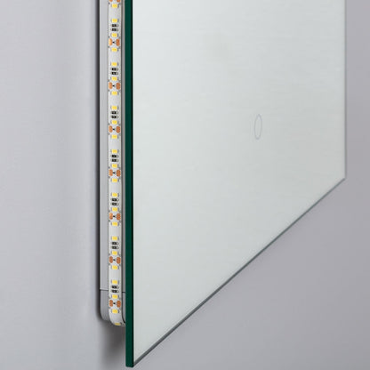 Espejo Baño con Luz LED 78x58 cm Medium Mason