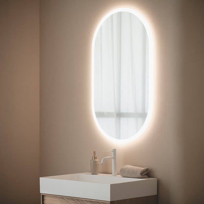 Espejo Baño con Luz LED y Antivaho 100x60 cm Ona