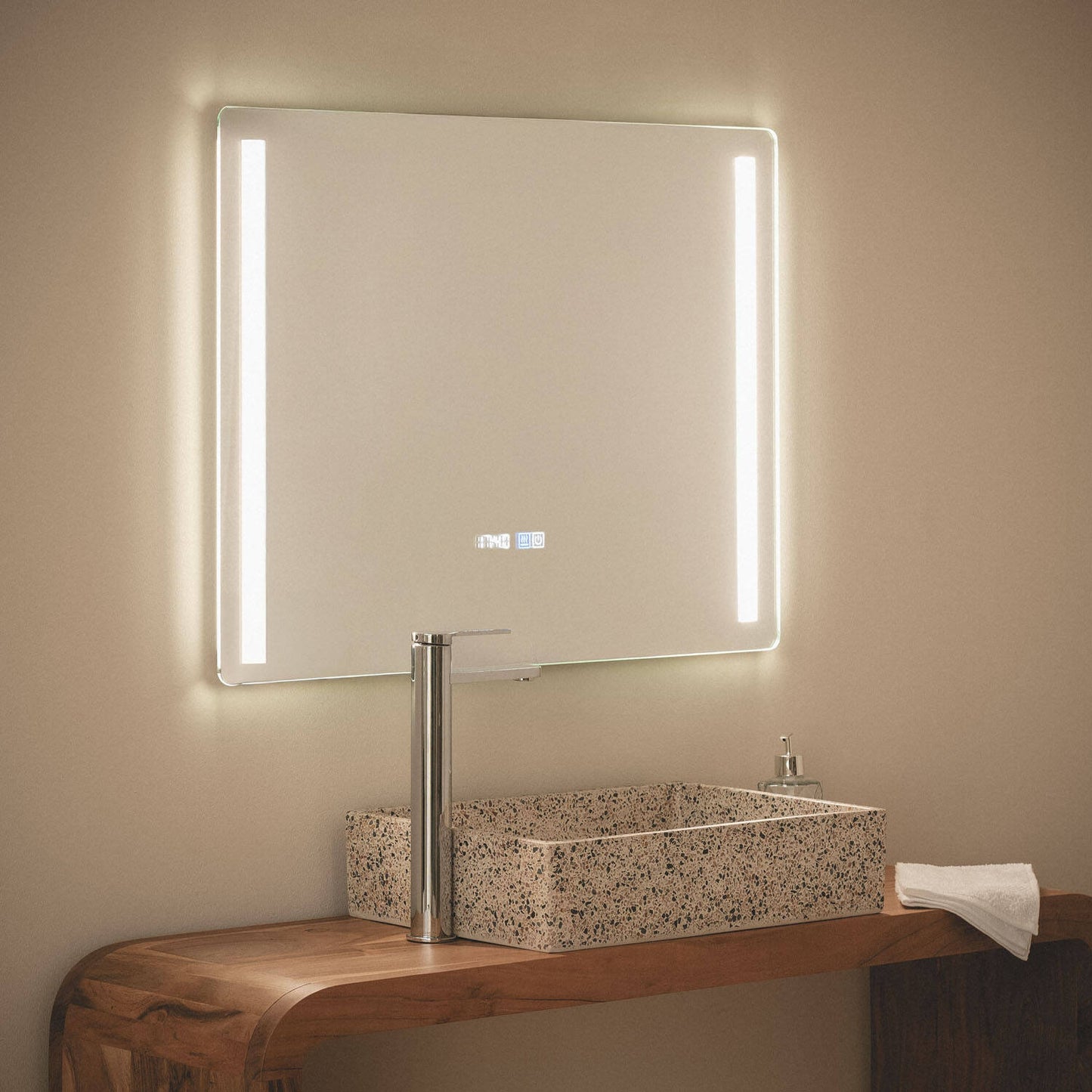 Espejo Baño con Luz LED y Antivaho 60x80 cm Big Similan