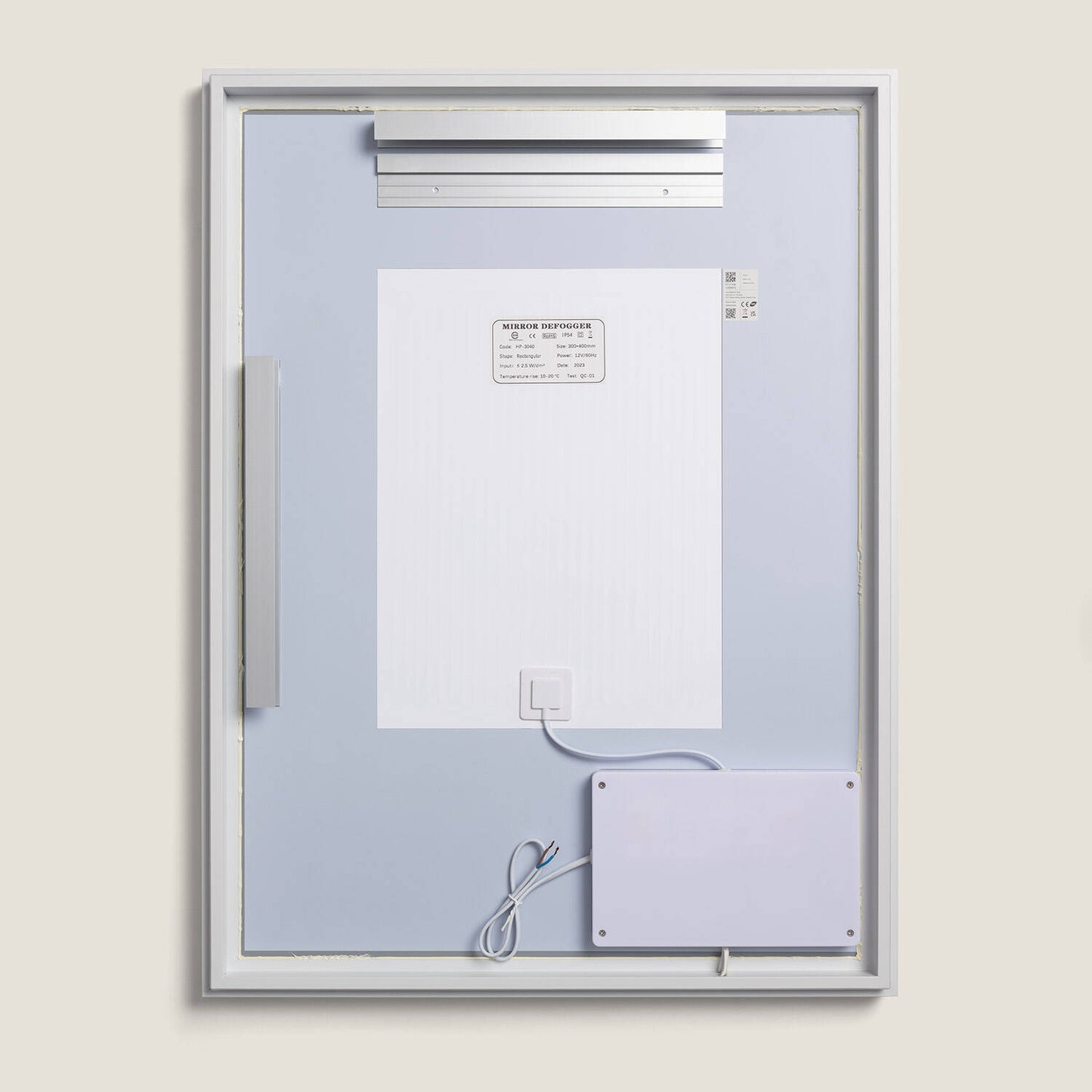 Espejo Baño con Luz LED y Antivaho 80x60 cm Maia