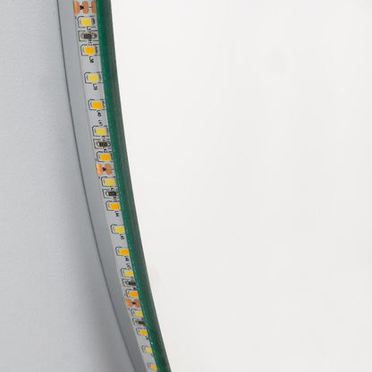 Espejo Baño con Luz LED y Antivaho Ø45 cm Volpe