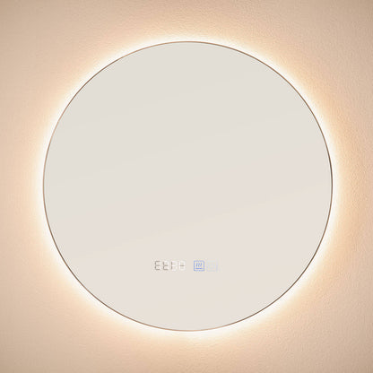 Espejo Baño con Luz LED y Antivaho Ø45 cm Volpe