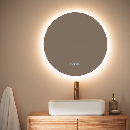 Espejo Baño con Luz LED y Antivaho Ø60 cm Big Volpe
