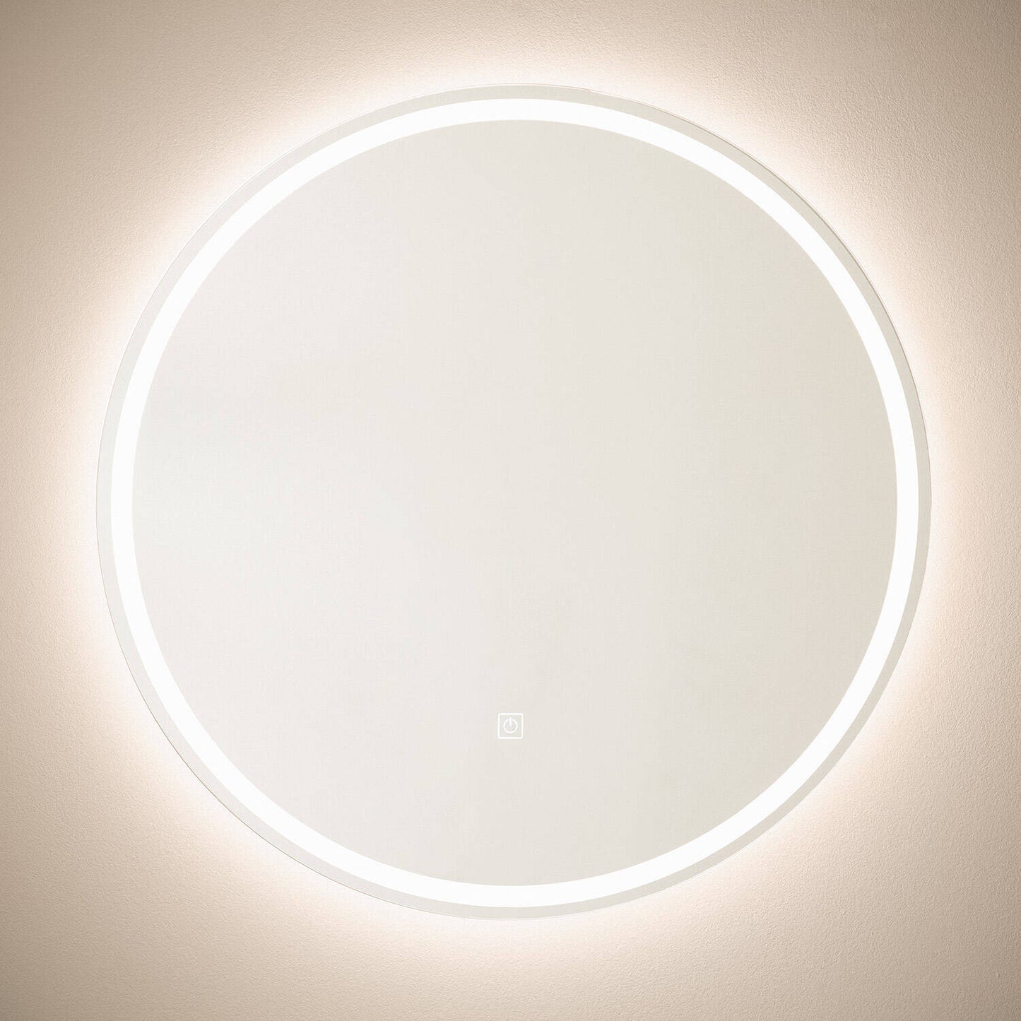 Espejo Baño con Luz LED y Antivaho Ø60 cm Jizan