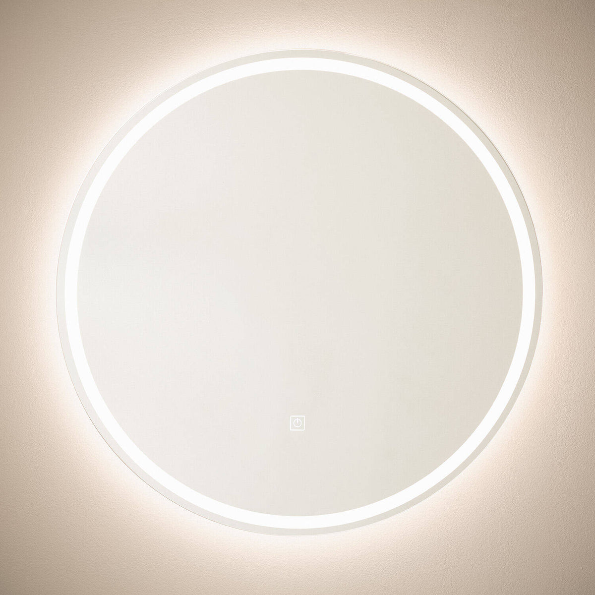Espejo Baño con Luz LED y Antivaho Ø60 cm Jizan