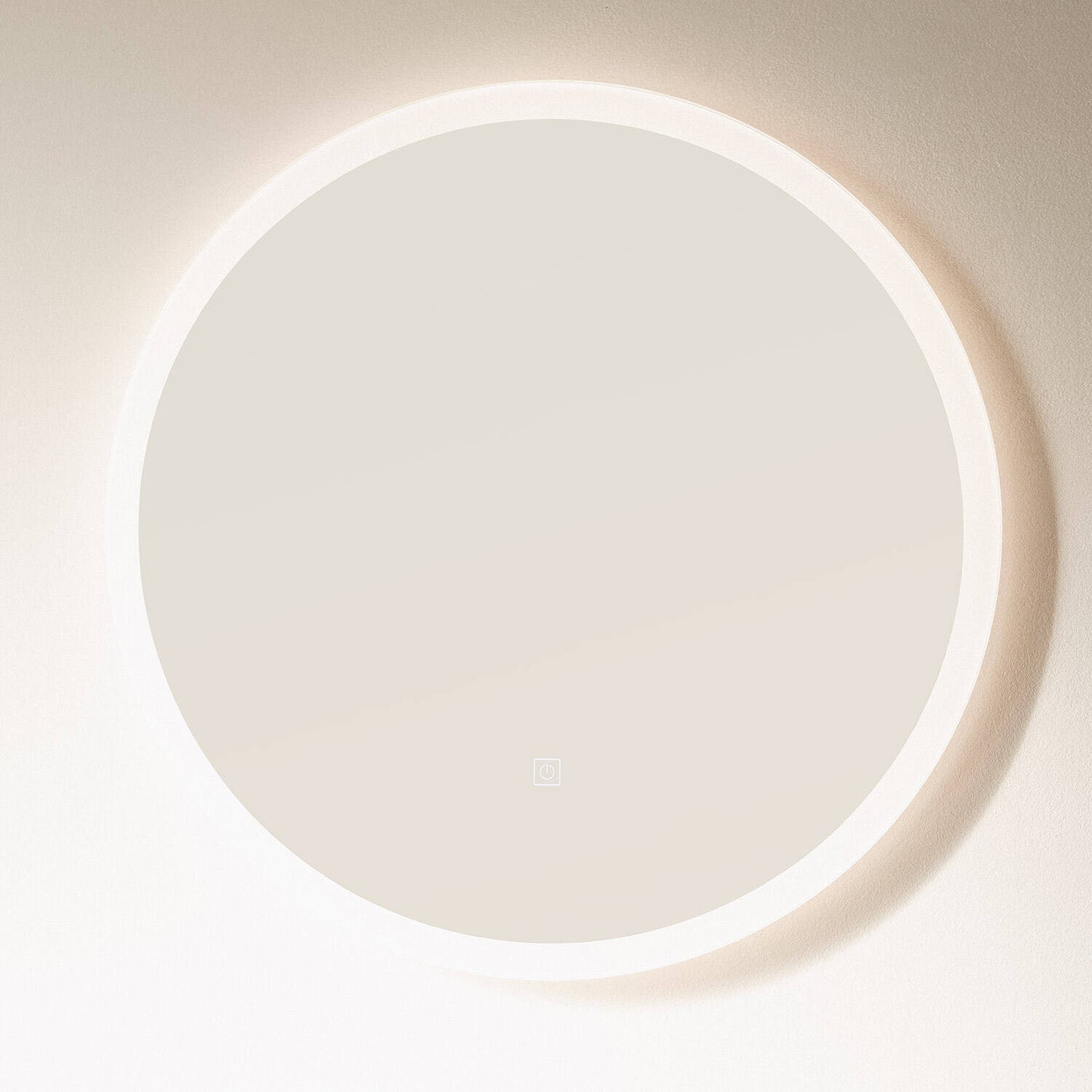 Espejo Baño con Luz LED y Antivaho Ø60 cm Minna