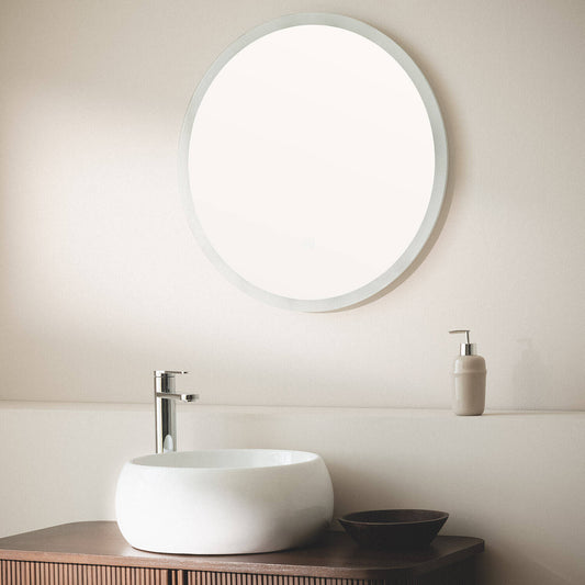 Espejo Baño con Luz LED y Antivaho Ø60 cm Minna