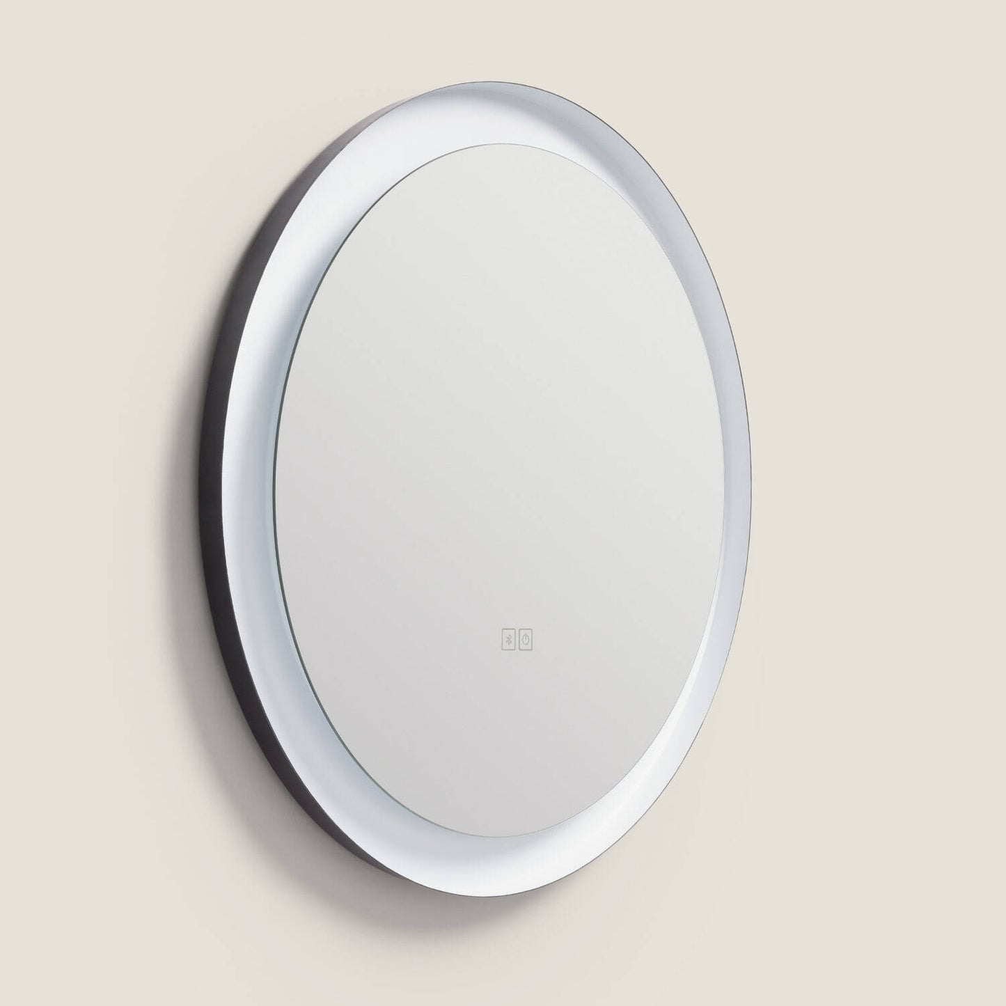Espejo Baño con Luz LED y Antivaho Ø60 cm Nahia