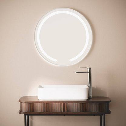 Espejo Baño con Luz LED y Antivaho Ø60 cm Nour