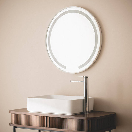 Espejo Baño con Luz LED y Antivaho Ø60 cm Nour