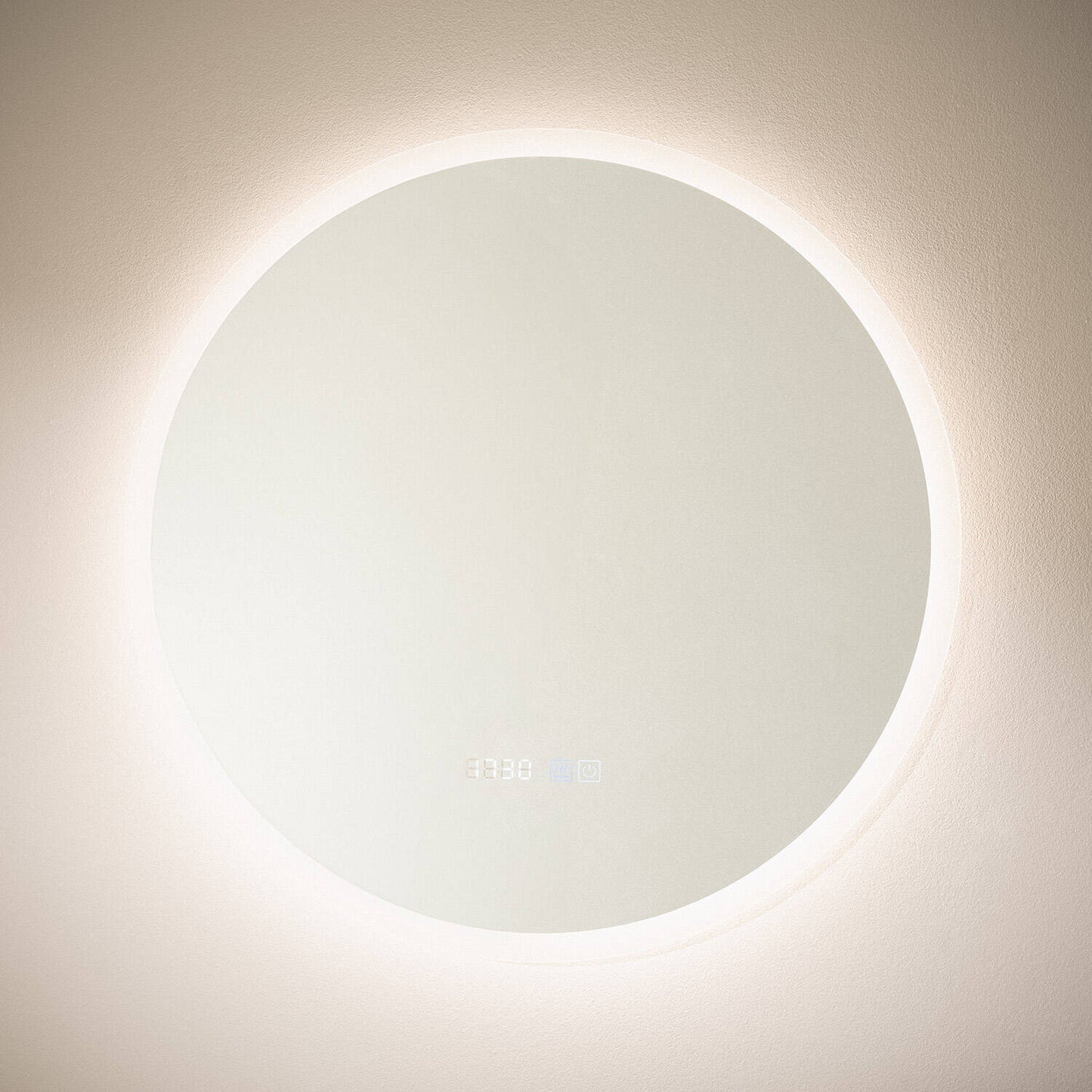 Espejo Baño con Luz LED y Antivaho Ø60 cm Palolem