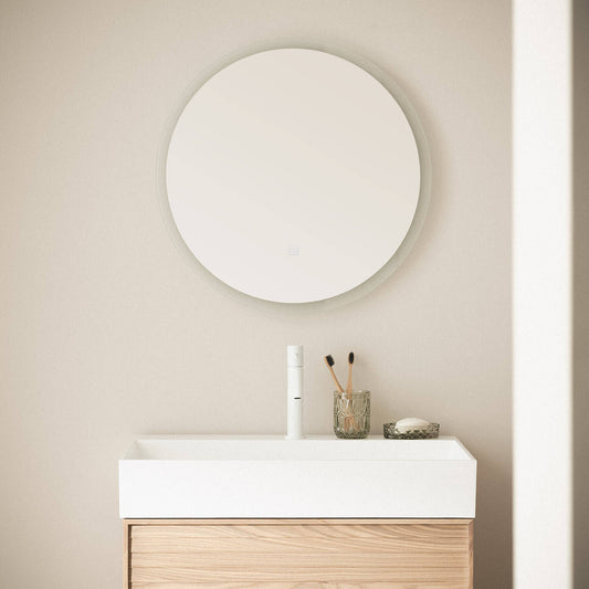 Espejo Baño con Luz LED y Antivaho Ø60 cm Shala