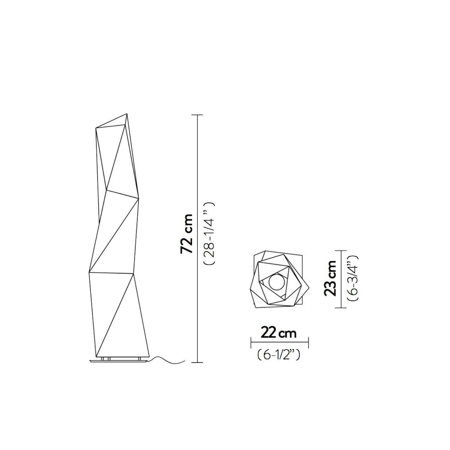 Lámpara de Pie SLAMP Diamond Floor Large