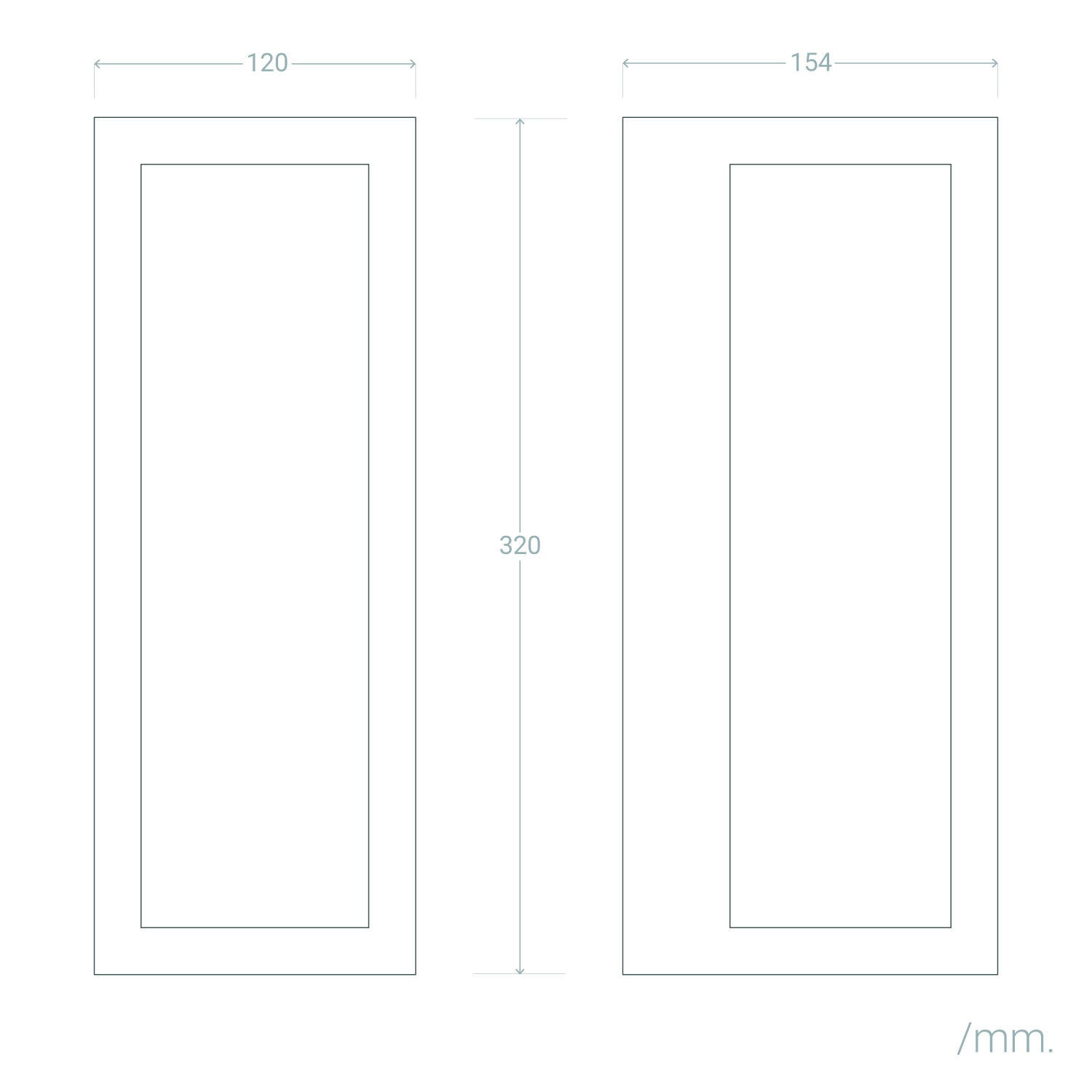 Aplique de Pared Exterior Acero Inoxidable Gakom