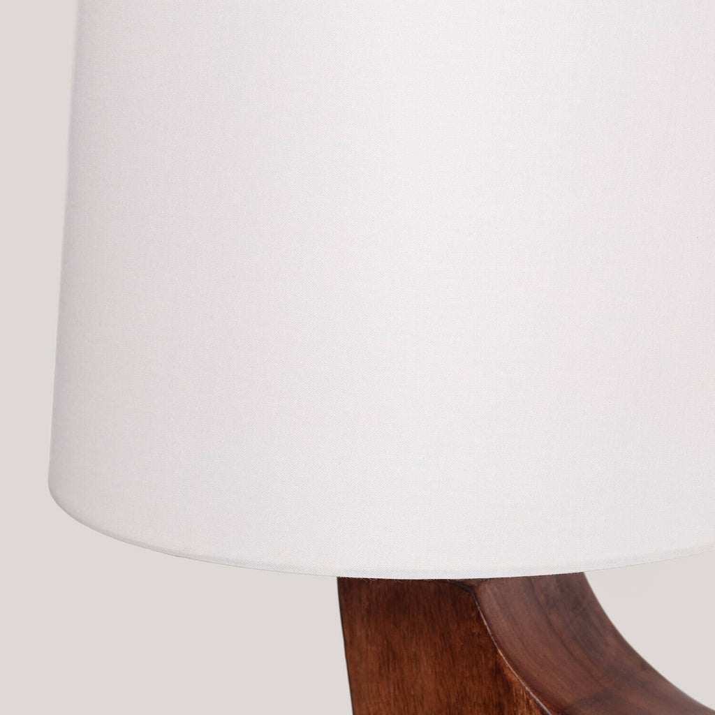 Lámpara de Mesa Madera Hunar IV ILUZZIA