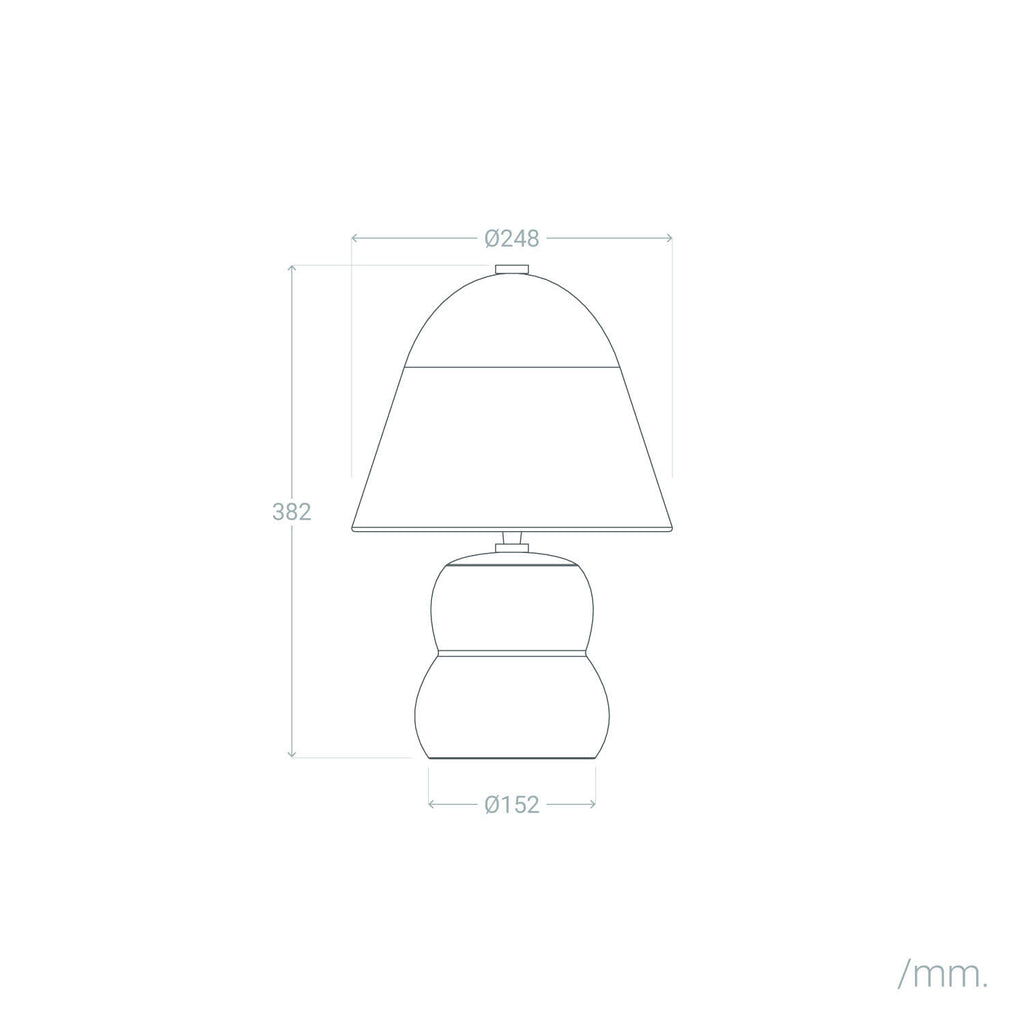 Lámpara de Mesa Metal Quitamba