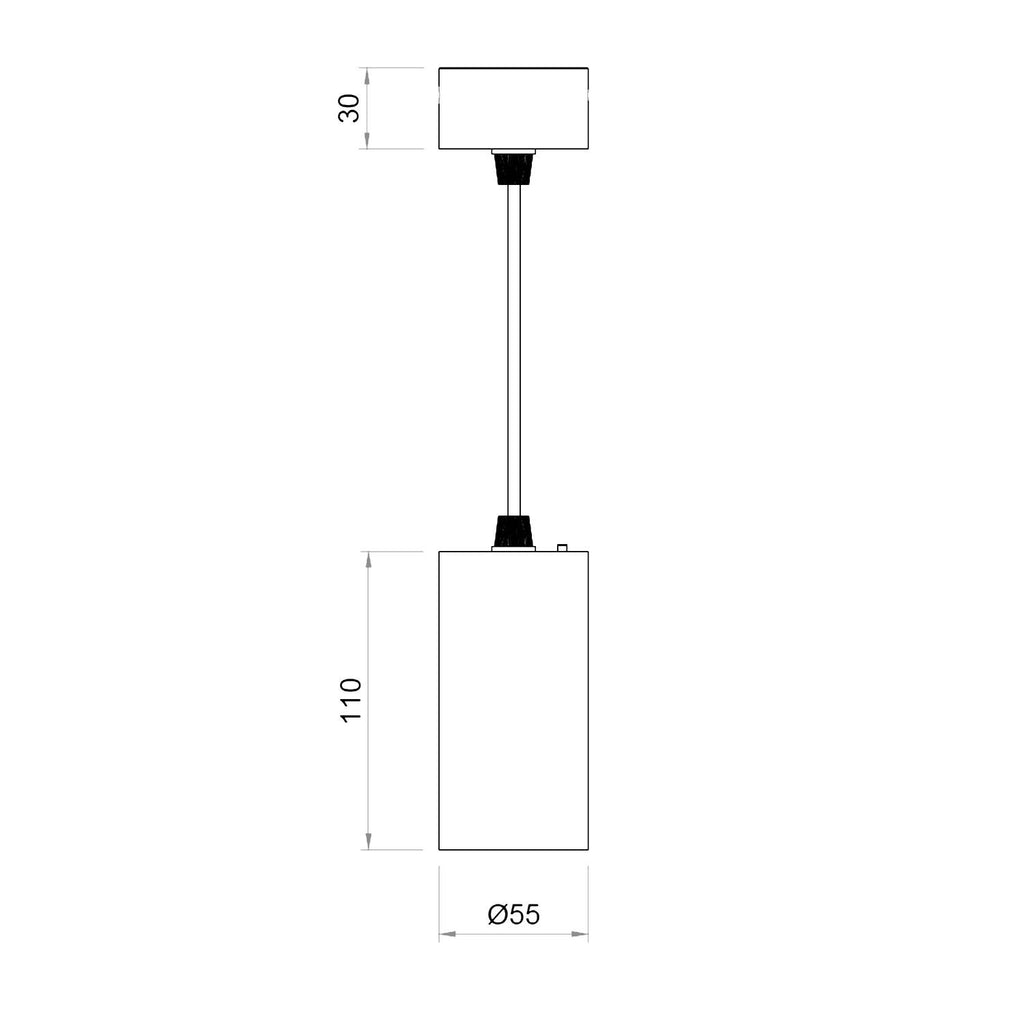 Lámpara Colgante LED 9W Aluminio Misoh