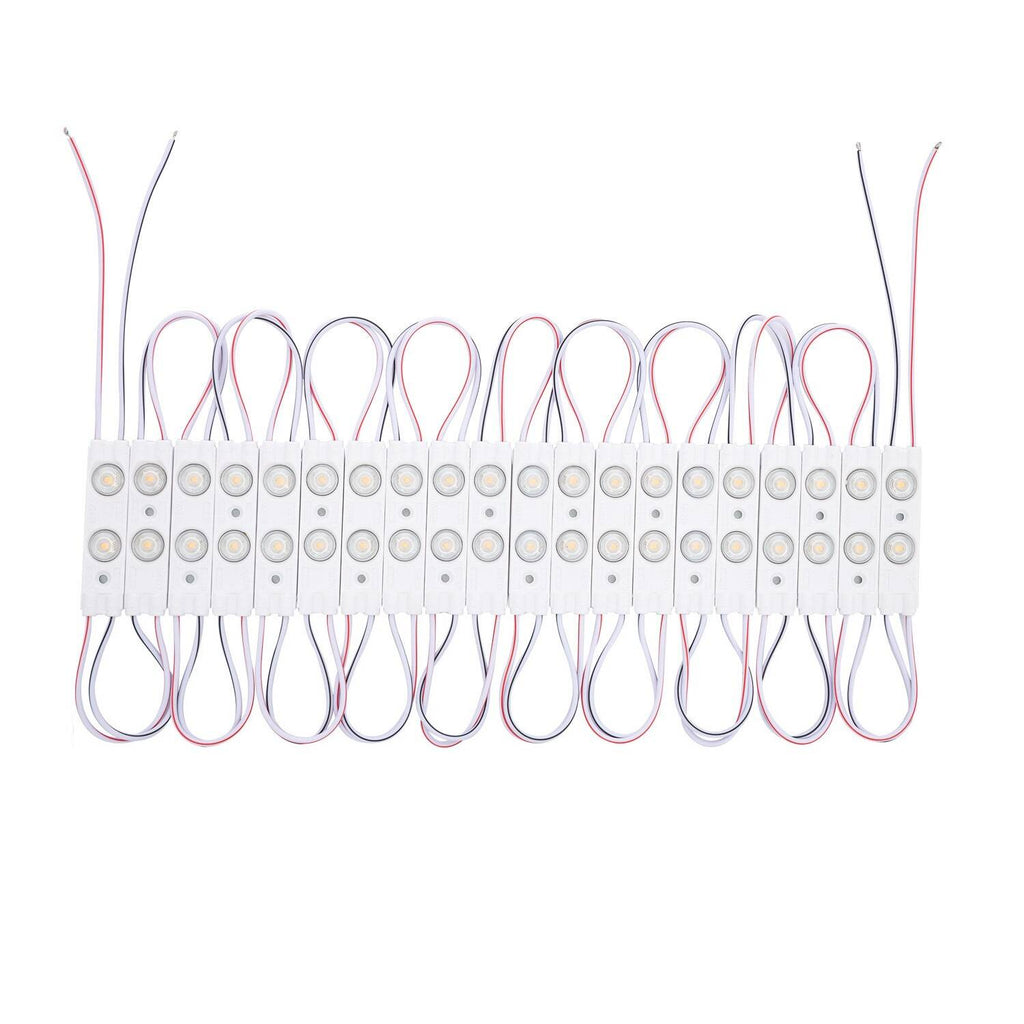 Modulo LED 20 Piezas 15W IP65 24V DC para Carteles Publicitarios 2.5m