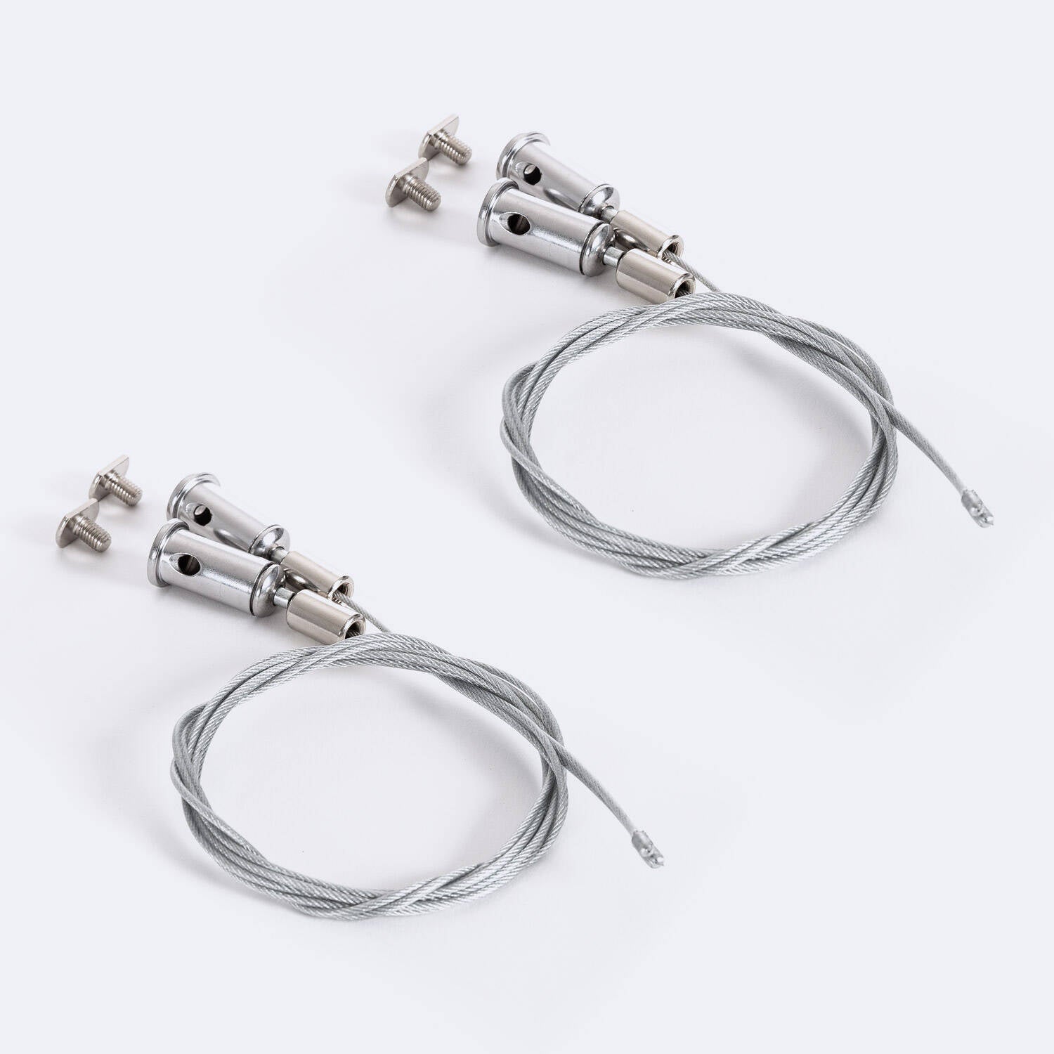 Perfil Aluminio Colgante Redondo 2m para Tira LED hasta 16 mm