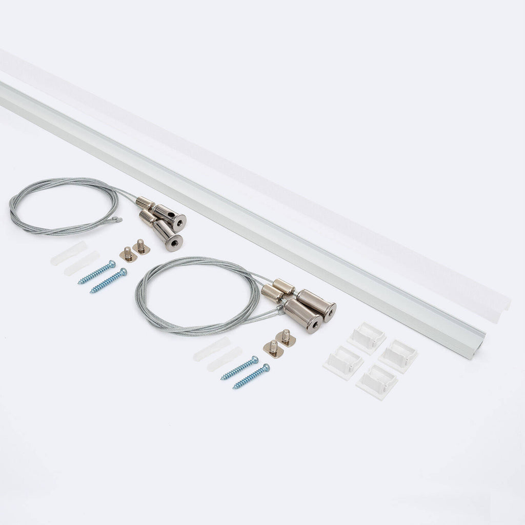 Perfil Aluminio Colgante 2m para Tira LED hasta 17 mm