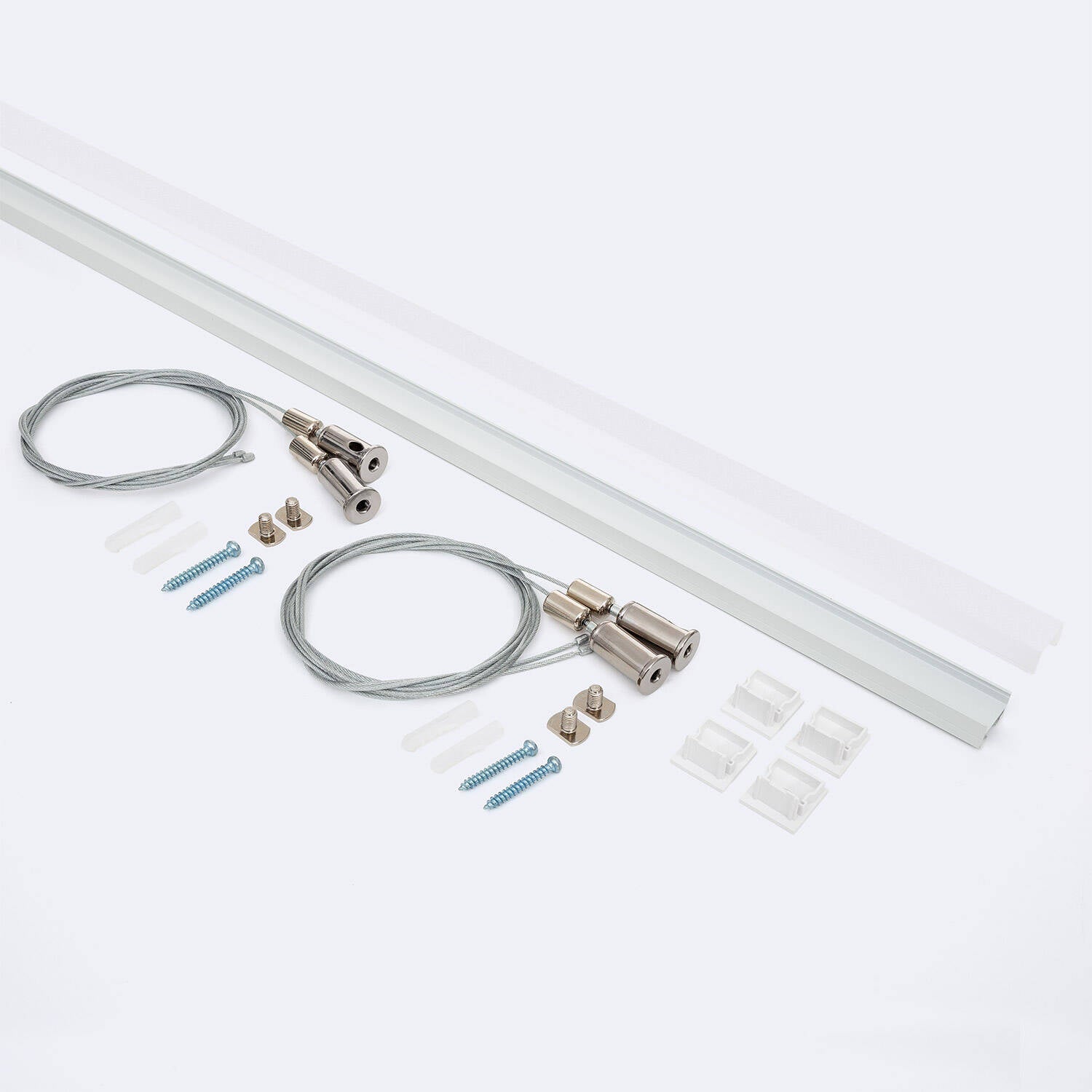 Perfil Aluminio Colgante 2m para Tira LED hasta 17 mm