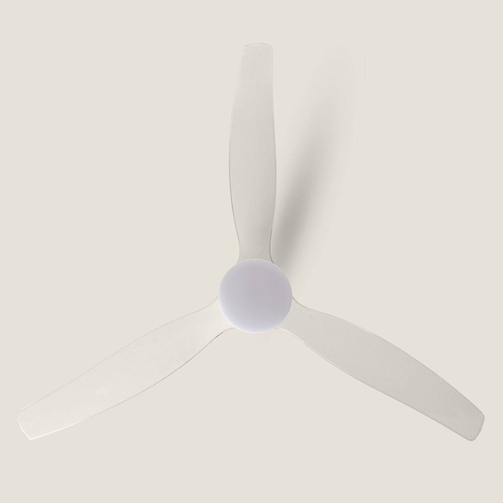 Ventilador de Techo Silencioso Angistri Blanco 132cm Motor DC