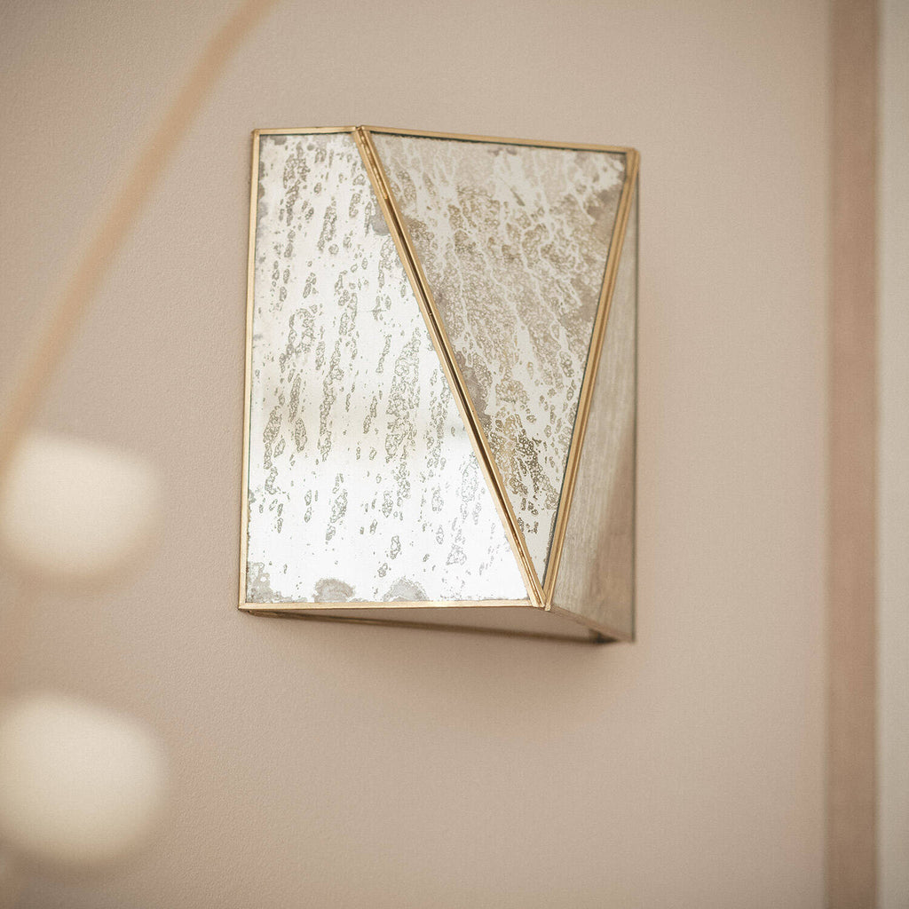 Aplique de Pared Metal Cristal Mattina  ILUZZIA