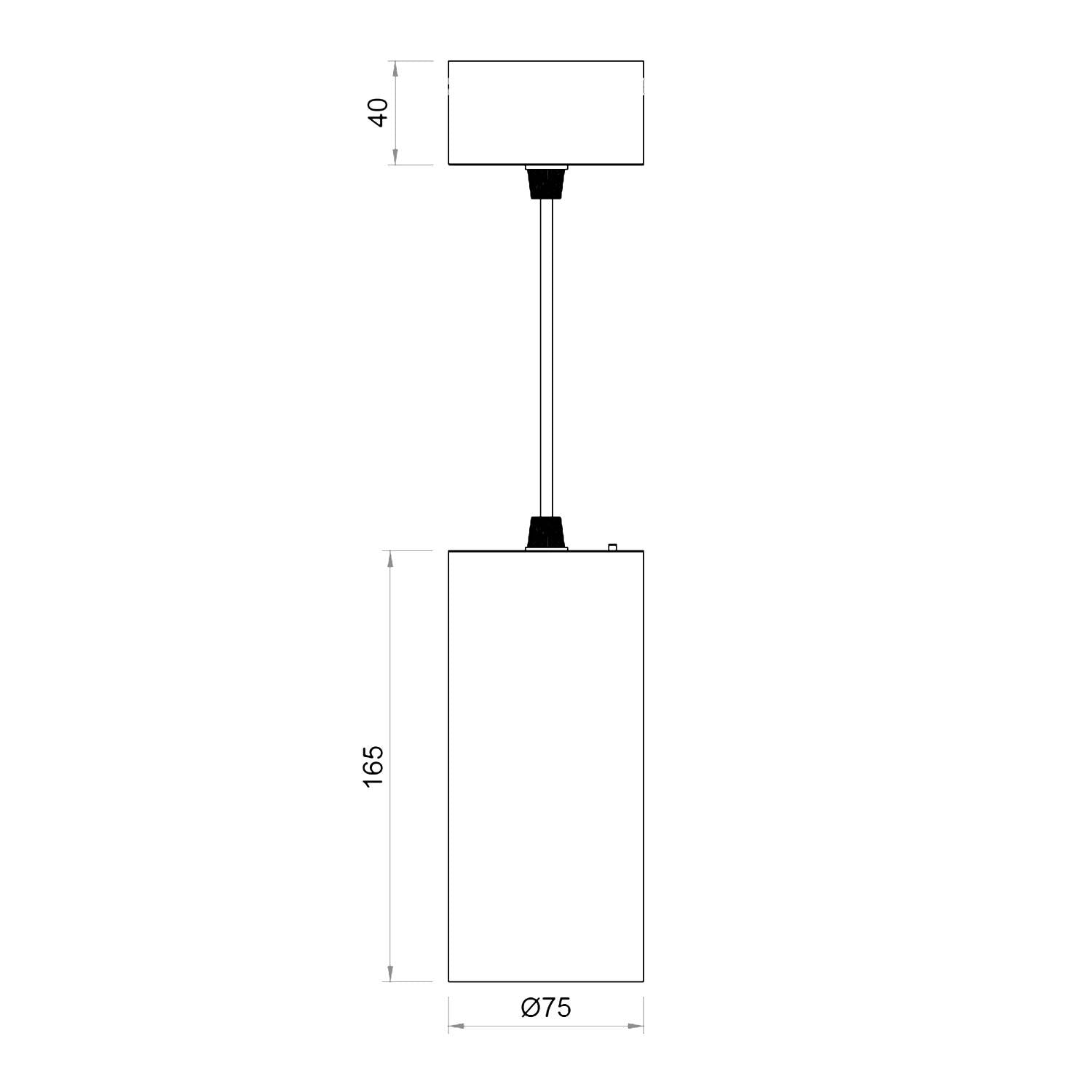 Lámpara Colgante LED 30W Aluminio Misoh