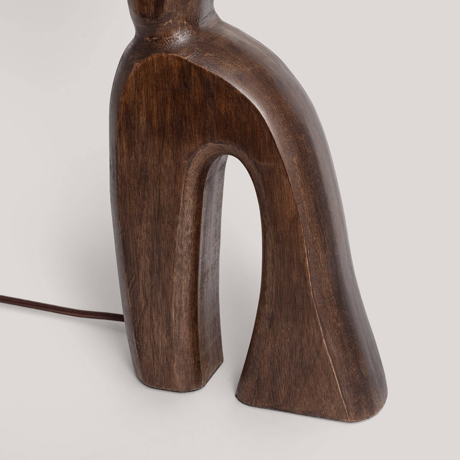 Lámpara de Mesa Madera Hunar III ILUZZIA