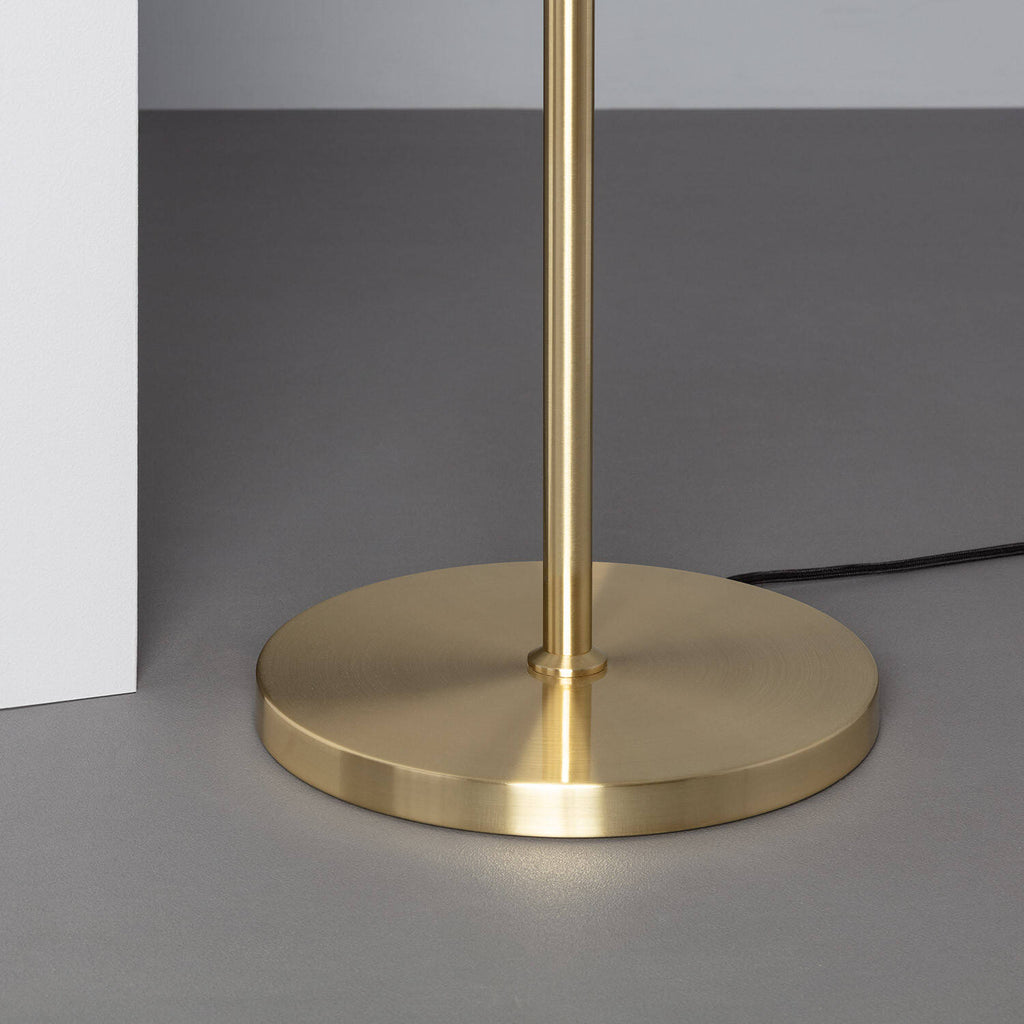 Lámpara de Pie Otos de Metal y Cristal 3 Focos