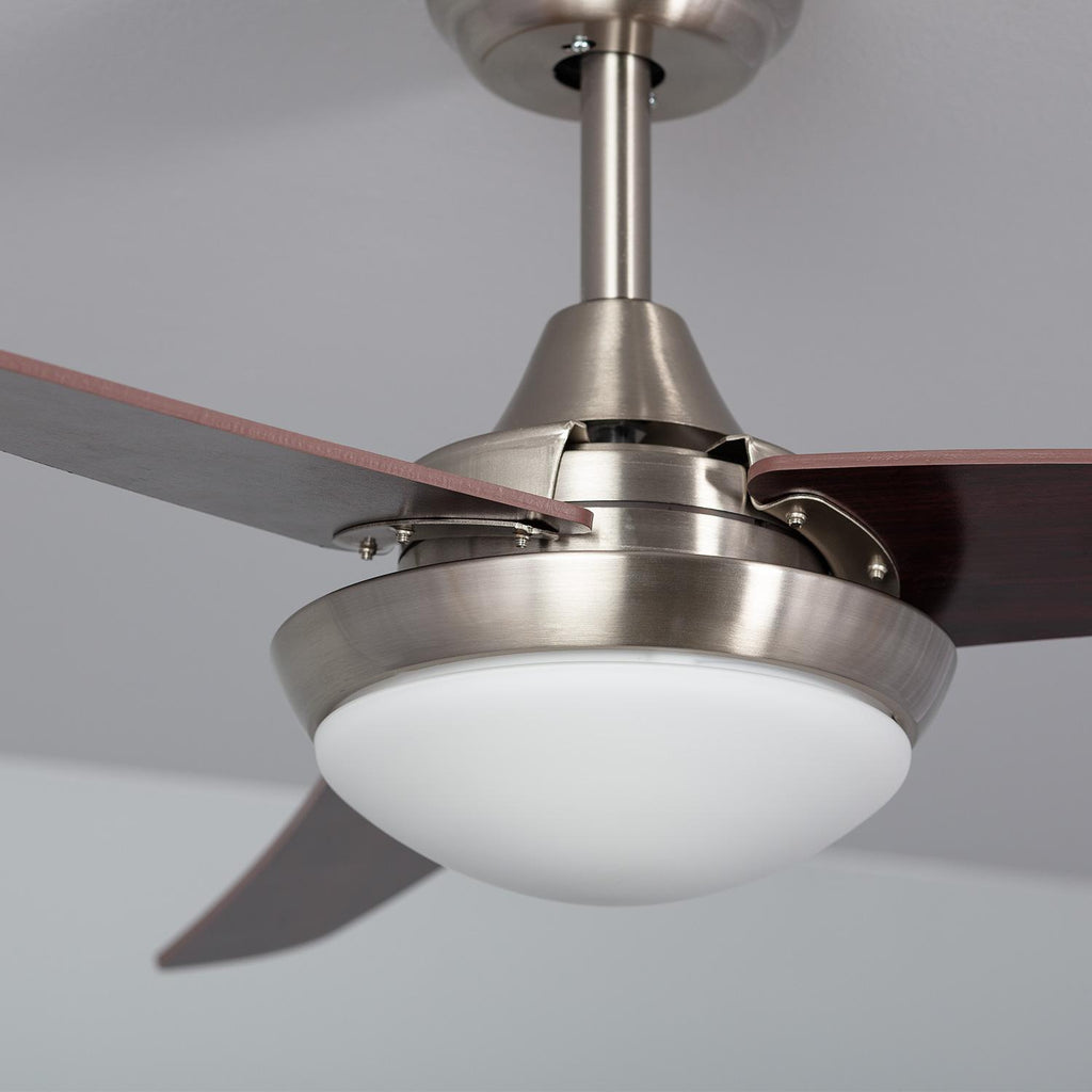 Ventilador de Techo Silencioso Neil Madera 107cm Motor DC WiFi