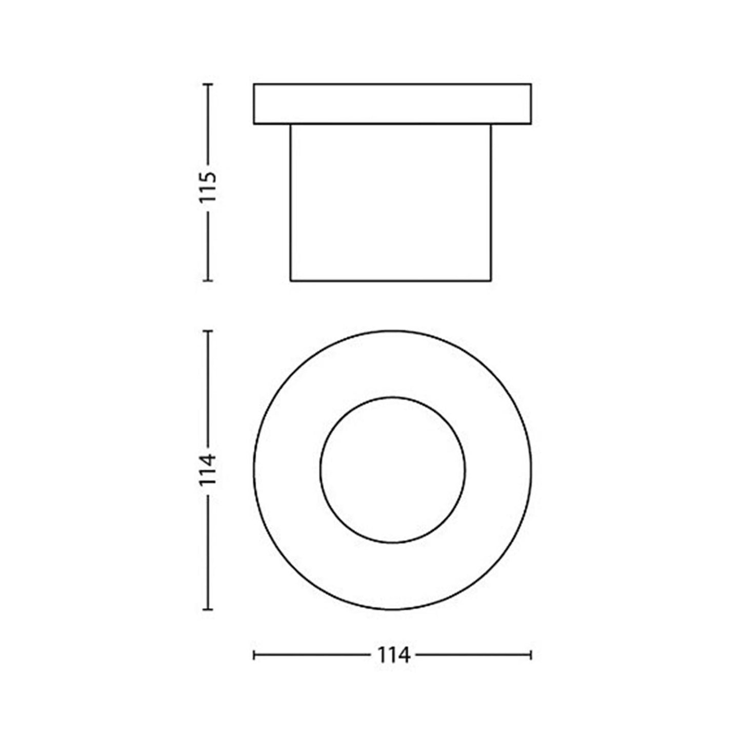 Foco Empotrable en Suelo LED PHILIPS Moss 3W IP67