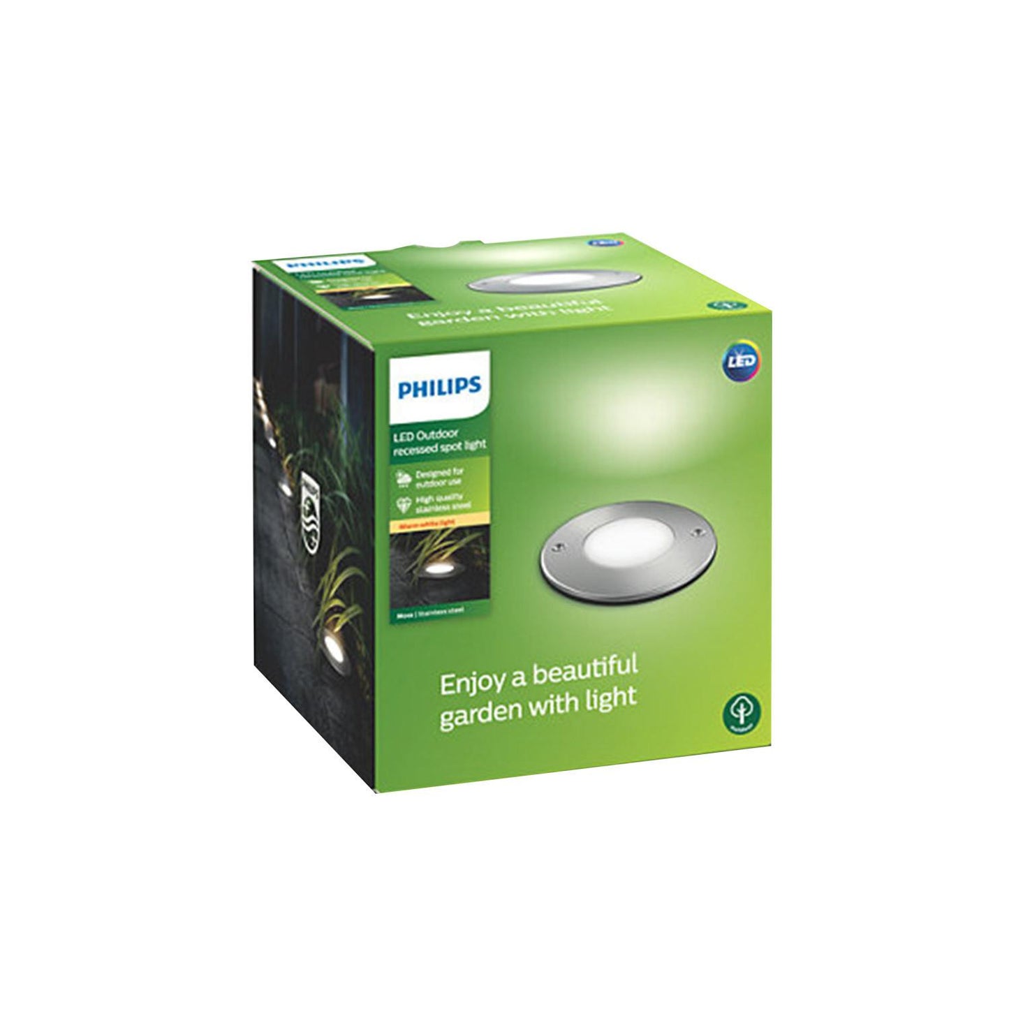 Foco Empotrable en Suelo LED PHILIPS Moss 3W IP67