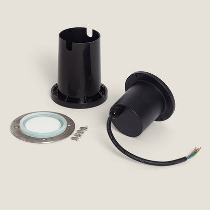 Foco Exterior Empotrable Suelo Circular Inox GU10 Cenit