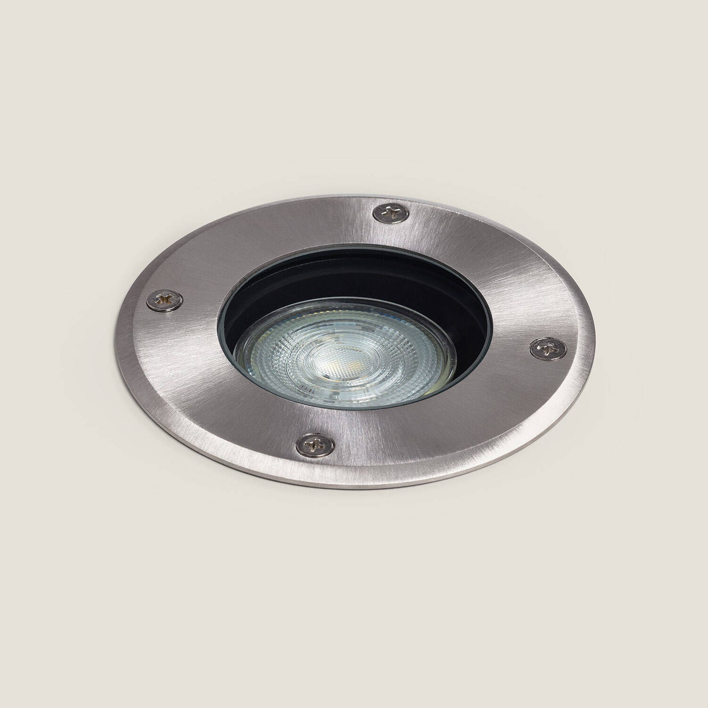 Foco Exterior Empotrable Suelo Circular Inox GU10 Cenit