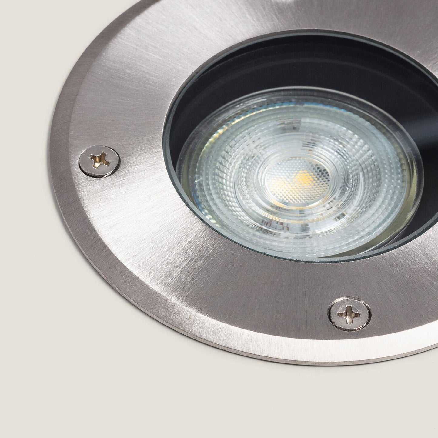 Foco Exterior Empotrable Suelo Circular Inox GU10 Cenit