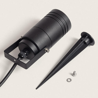 Foco Exterior GU10 Aluminio con Pincho Jambi