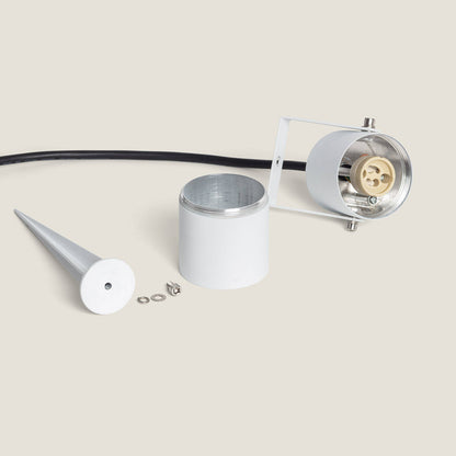 Foco Exterior GU10 Aluminio con Pincho Telaga