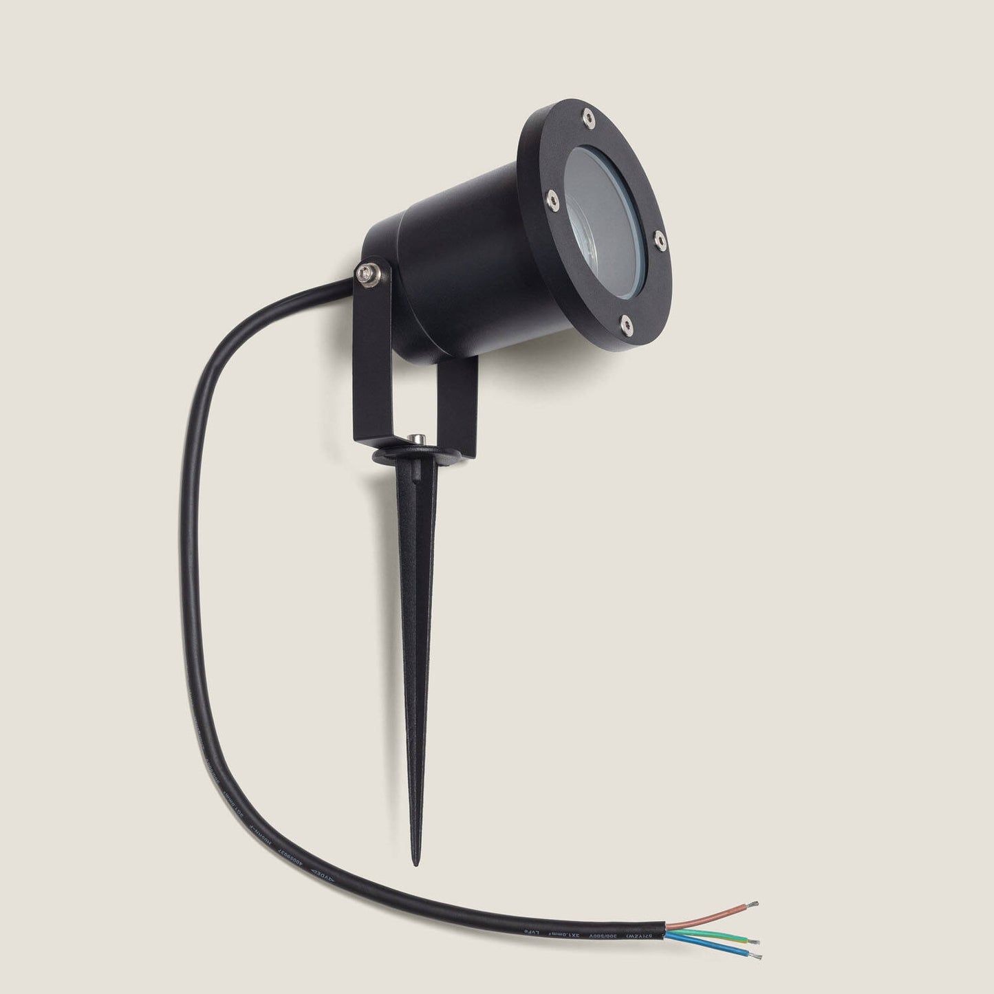 Foco Exterior GU10 Aluminio con Pincho Tigris