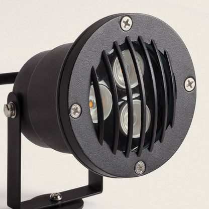 Foco Exterior LED 3W con Pincho Gotham