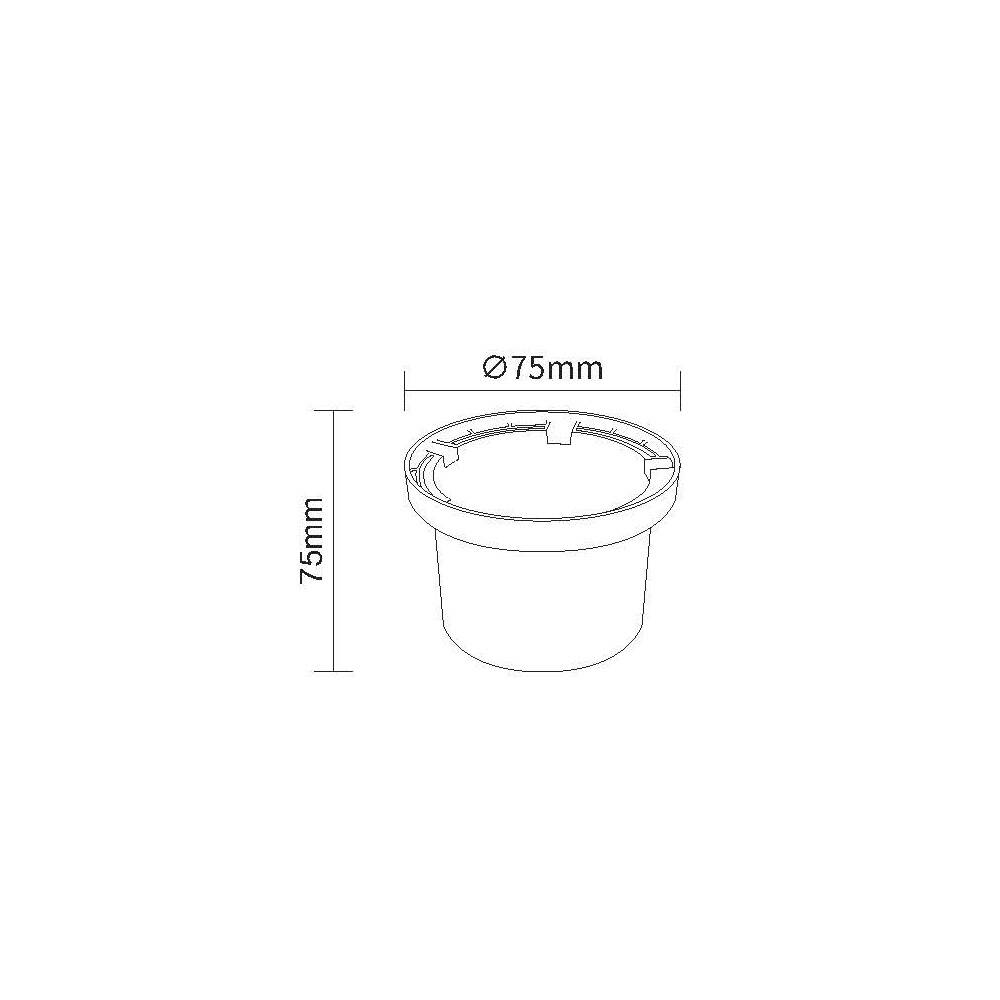 Foco Exterior LED 3W Solid Empotrable Suelo Inox