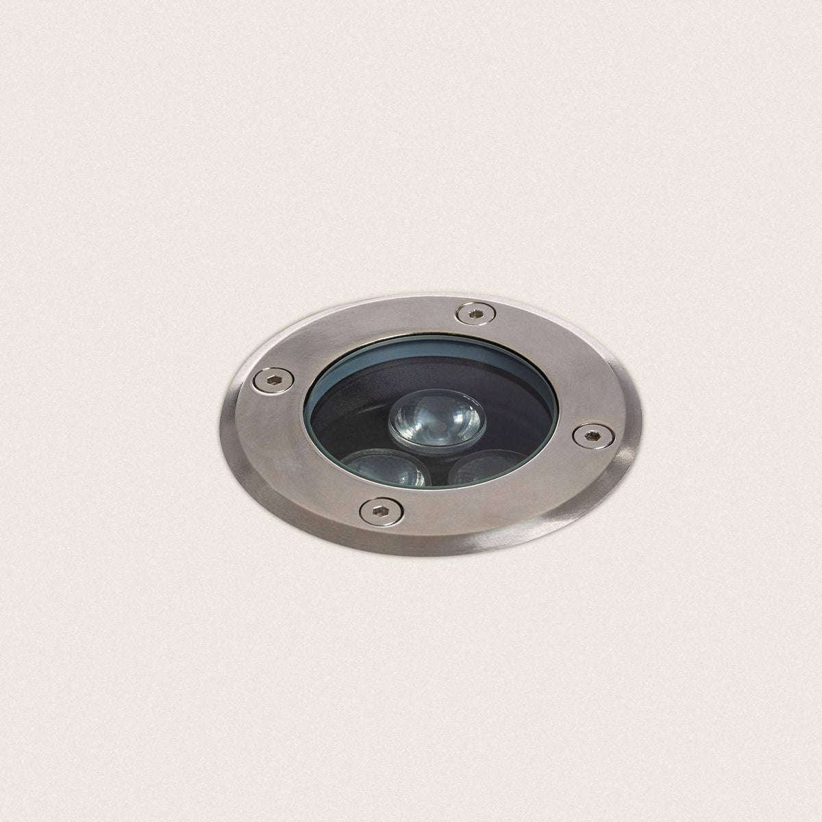 Foco Exterior LED 3W Solid Empotrable Suelo Inox