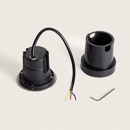 Foco Exterior LED 3W Solid Empotrable Suelo Inox